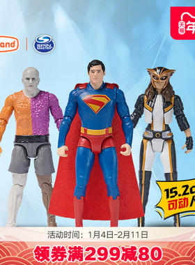 spinmaster DC可动人偶超人鹰女动漫模型手办男生儿童玩具15.2cm