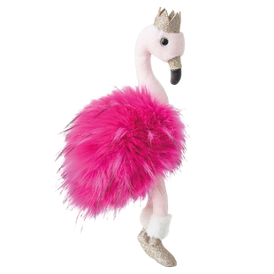 法国DOUDOU ins火烈鸟公仔仿真动物玩具抱枕玩偶粉色可爱女生礼物