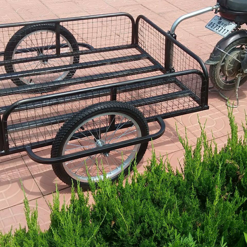 电动摩托车拖车挂车后拖车 拉货小箱子小斗 拉行李粮食废品拉东西