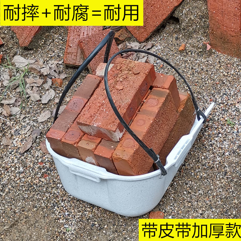 农用建筑篮子挑泥沙畚箕簸箕挑土塑料工地塑料橡胶畚箕铲子土篮子 收纳整理 其他收纳篮 原图主图