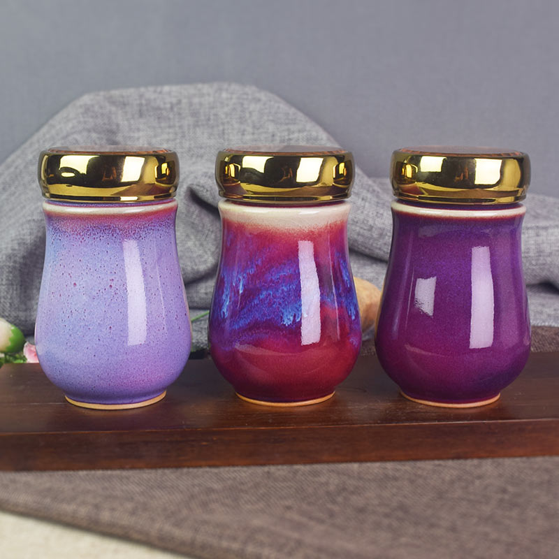 钧瓷茶杯定制办公室随手礼品家用窑变釉陶瓷创意男女士情侣款水杯