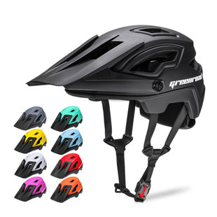 绿道M1青少年山地自行车头盔成人林道速降单车半盔一体透气装备