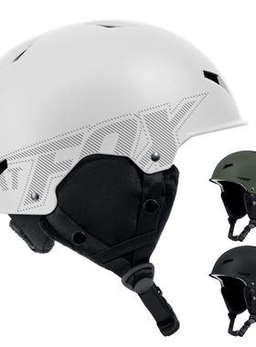 BATFOX滑雪头盔男单双板滑雪装备冬季保暖防撞安全女款专业滑雪帽