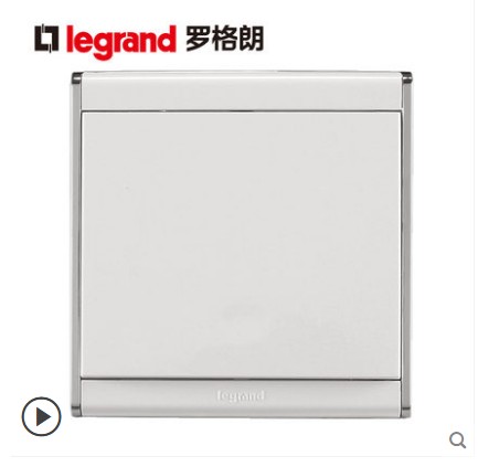 TCL罗格朗尚韵开关插座A9玉兰白一开多控中途一开三控中间开关86