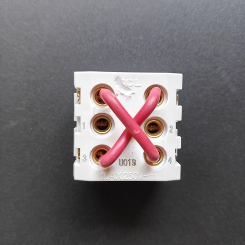 TCL国际电工U系列118型一开多控开关功能键模块一位中途按键U019