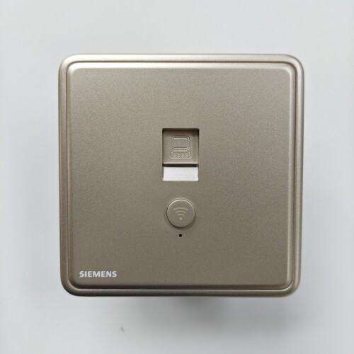 西门子智能插座定制金色无线wifi ap面板插座路由器面板墙壁式86