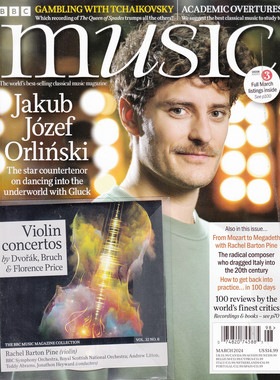 包邮 BBC Music BBC音乐杂志 2024年3月 送CD 英国音乐指南评论杂志 另推荐 THE STRAD音乐杂志 GRAMOPHONE 留声机杂志