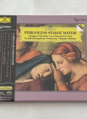 现货包邮 ESOTERIC  佩尔戈莱西 圣母悼歌 阿巴多指挥 1SACD 芝加哥交响乐团 ESSG90304原装进口