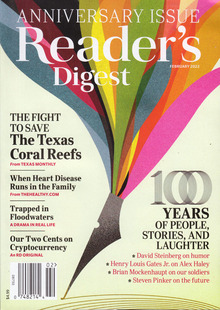 区域包邮 Reader's Digest 读者文摘美国版2022年2月 英文英语期刊