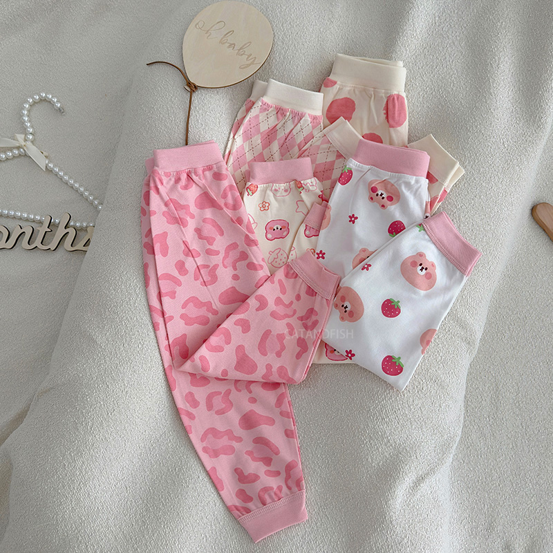 儿童宝宝秋装打底裤长裤女童秋裤睡裤婴儿纯棉灯笼裤外穿打底裤子