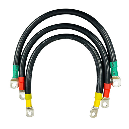 电柜过门电缆瓶线软铜连接