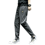 男士宽松束脚水洗休闲裤男B416-K186P55灰色P58浅蓝P58控价88，男装牛仔裤，电商A063