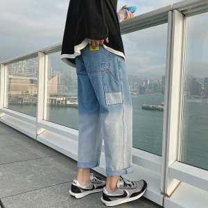 2023春夏渐变工装牛仔裤货号K384P55