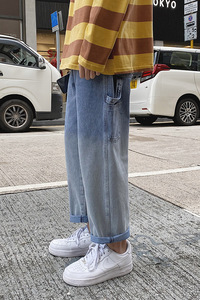 2023春夏渐变工装牛仔裤货号K384P55图片