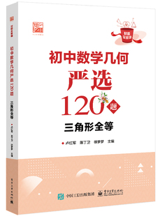 初中数学几何严选120题 好题全家桶系列 官方正版 三角形全等 理清逻辑思维 以题目类型为依据划分 帮助学生逐渐规范答题步骤