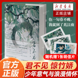 君不见 你一句春不晚 长短句 随机赠1张明信片 惊竹娇著 作者S部青春诗集 少年意气与浪漫情怀现当代文学书籍 我就到了真江南