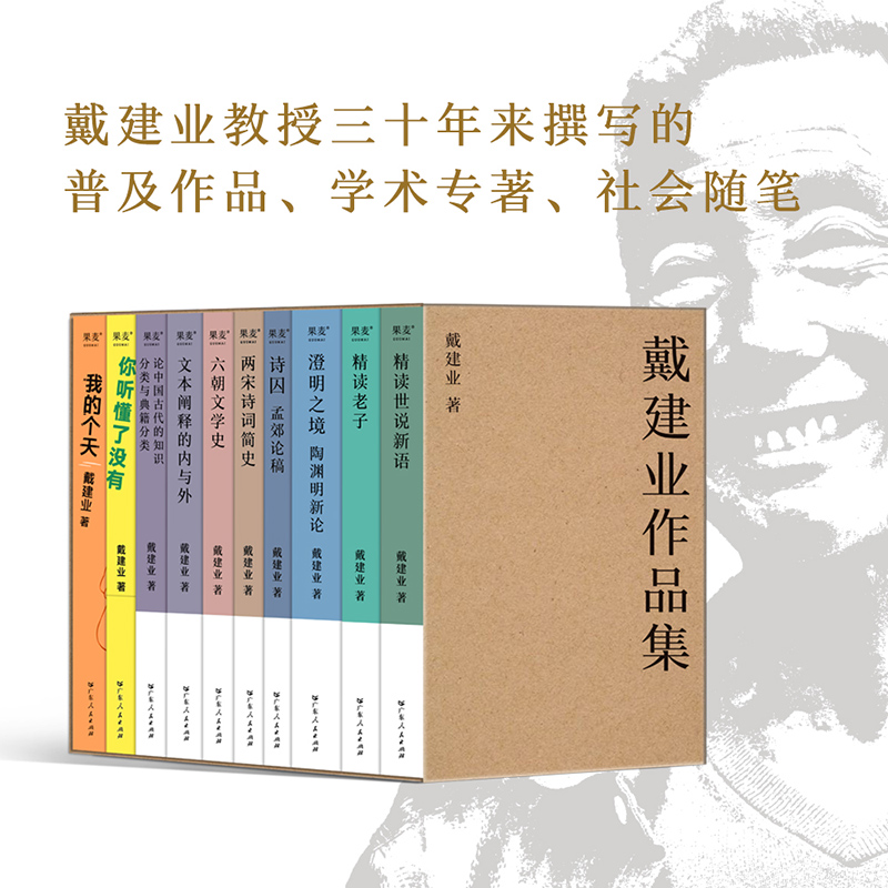 现货速发 戴建业作品集全套共10册 我的个天精读老子世说新语两宋诗词简史澄明之境六朝文学论你听懂了没有文本阐释的内与外畅销书 书籍/杂志/报纸 文学理论/文学评论与研究 原图主图