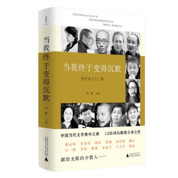 当我终于变得沉默:当代诗人十二家 刘春主编 正版书籍小说畅销书   博库网
