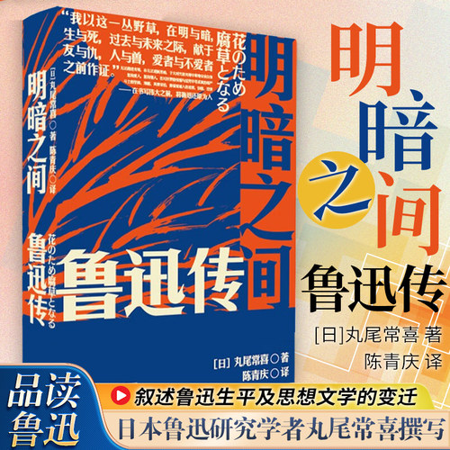 明暗之间 鲁迅传 丸尾常喜 著 日本鲁迅研究界学者面向大众撰写的鲁迅全传 沉浸式跟随鲁迅脚步走过两国九城