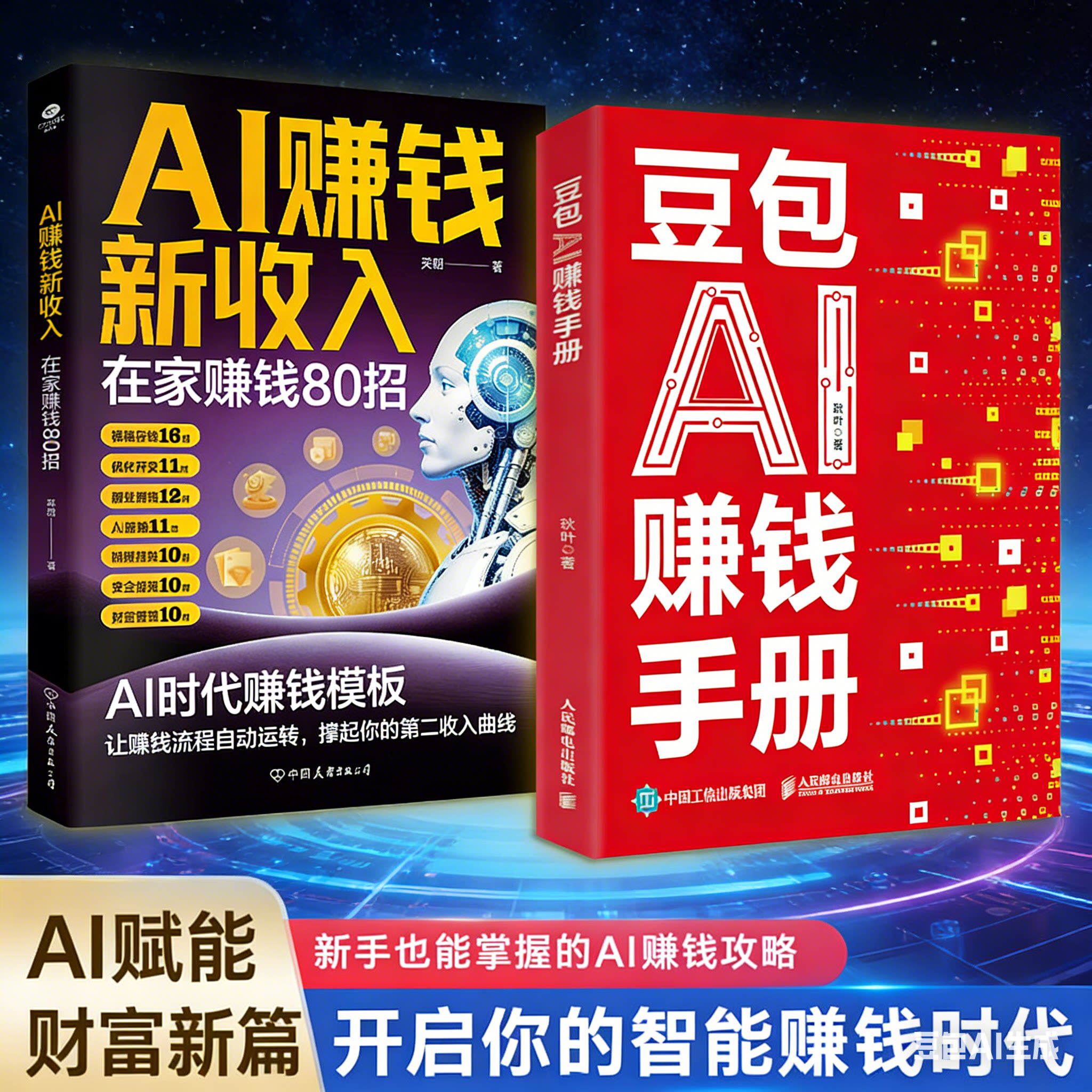 豆包AI赚钱手册 秋叶豆包实用指南技能变现赚钱新收入写演讲稿豆包制作音乐一键做动态相册ai提效副业翻身工具书 豆包从入门到精通