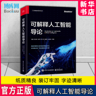 人工智能前沿技术丛书院校计算机信息处理相关专业高年级本科生研究生人工智能领域研究员参考 杨强 可解释人工智能导论