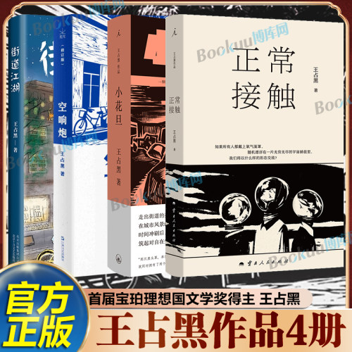 【王占黑作品4册】正常接触空响炮小花旦街道江湖宝珀·理想国文学奖获奖作品 首次完整呈现作者构想的“街道英雄”系列短篇小说集
