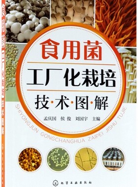 食用菌工厂化栽培技术图解 双孢菇金针菇蛹虫草工厂化生产菌种制作栽培病虫害防治保鲜加工技术书籍 机械自动化设备菌种发酵技术书