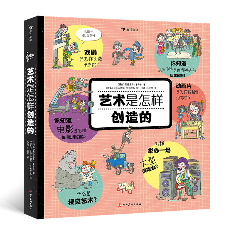 艺术是怎样创造的 全景展开大图揭秘6大艺术主题“背后的故事”艺术科普书6-8-10岁小学生一二三年级儿童读物艺术创造书籍