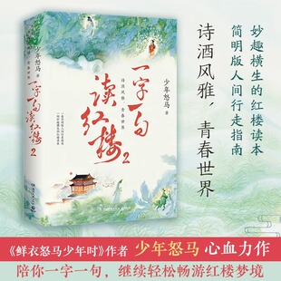 现货速发 一字一句读红楼2  《鲜衣怒马少年时》作者“少年怒马”心血力作 全新力作妙趣横生红楼读本简明版人间行走指南书