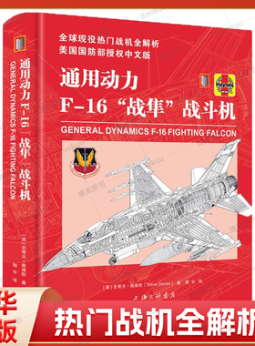 【官方正版】翻译Haynes 通用动力F-16“战隼”战斗机 全球现役热门战机全解析