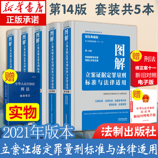 全套5册2021新版 刑法罪名量刑适用标准执法办案实务 图解立案证据定罪量刑标准与法律适用 二三四五分册 博库 第十四版 现货速发