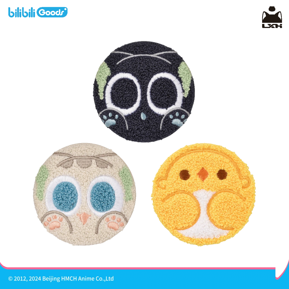哔哩哔哩周边罗小黑战记与你同行系列毛茸茸徽章小皇款