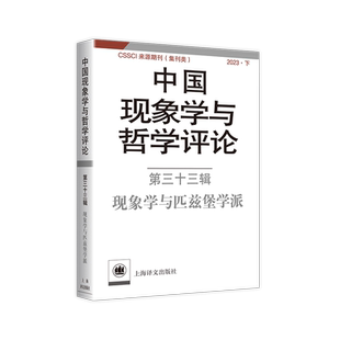 中国现象学与哲学评论 第三十三辑 中山大学现象学文献与研究中心 编 从理论与实践进行探讨 心性现象学 中国现象学 哲学书籍