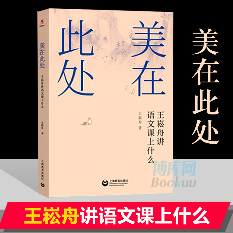 正版现货 美在此处 王崧舟讲语文课上什么 语文教学名家教师文教特级教师新作品王崧舟 爱上语文课堂实录诗意语文言文本解读与评课