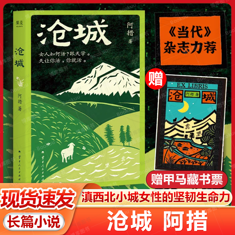 【赠藏书票】沧城 阿措滇西北小城女性的坚韧生命力 女人如何活跟天学长篇文学小说 云南版《我的阿勒泰》正版书籍 云南人民出版社
