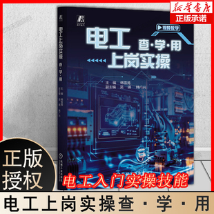电工上岗实操 查·学·用 电工入门 上岗培训 实操技能 电气安全 仪表使用 线缆加工 电气安装 电路识读 PLC技术 从零起步助力实操