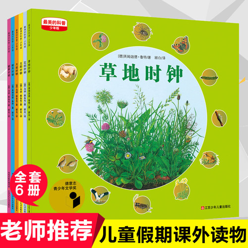 正版美的四季时钟树木科普百科