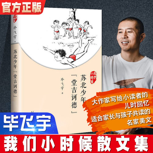 【现货正版】苏北少年堂吉诃德 我们小时候系列毕飞宇散文集朗读 童年回忆校园成长小说青春文学作品集随笔家长孩子共读畅销书籍 - 封面