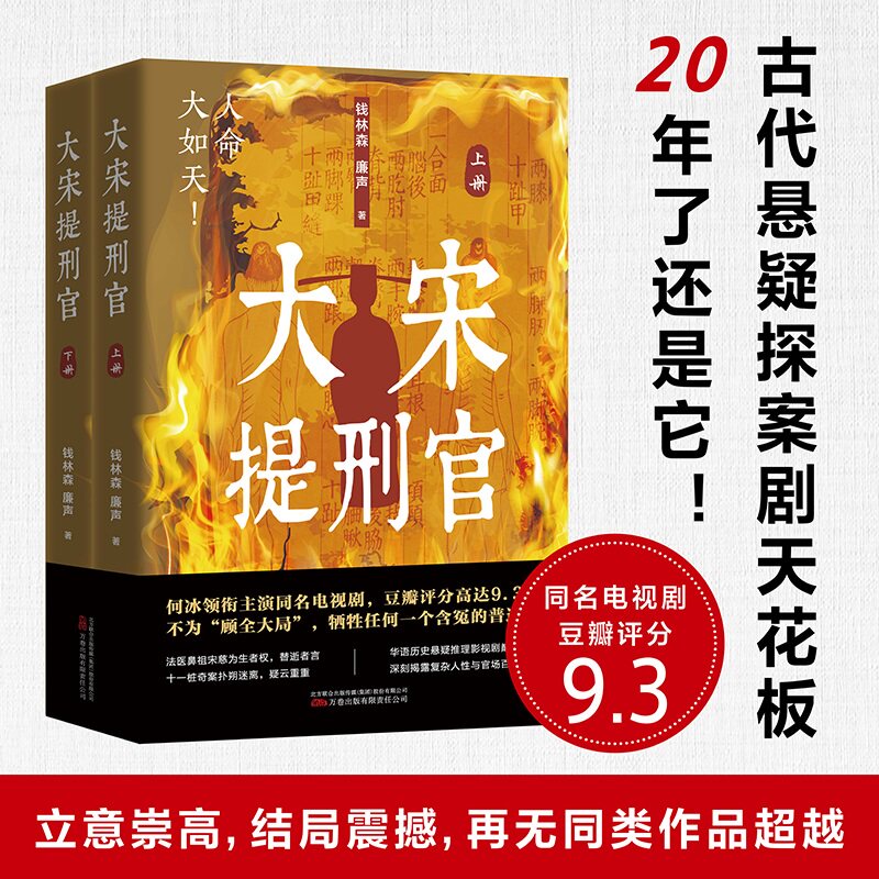 大宋提刑官 豆瓣9.3分央视神剧原著小说，华语历史悬疑推理之作，法医鼻祖宋慈高能验尸探破奇 博库网