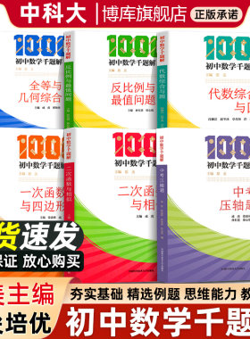 初中数学千题解一次函数与四边形全等与几何综合反比例与最值问题二次函数与相似 举一反三初中数学千题巧解中考压轴题 2023中考
