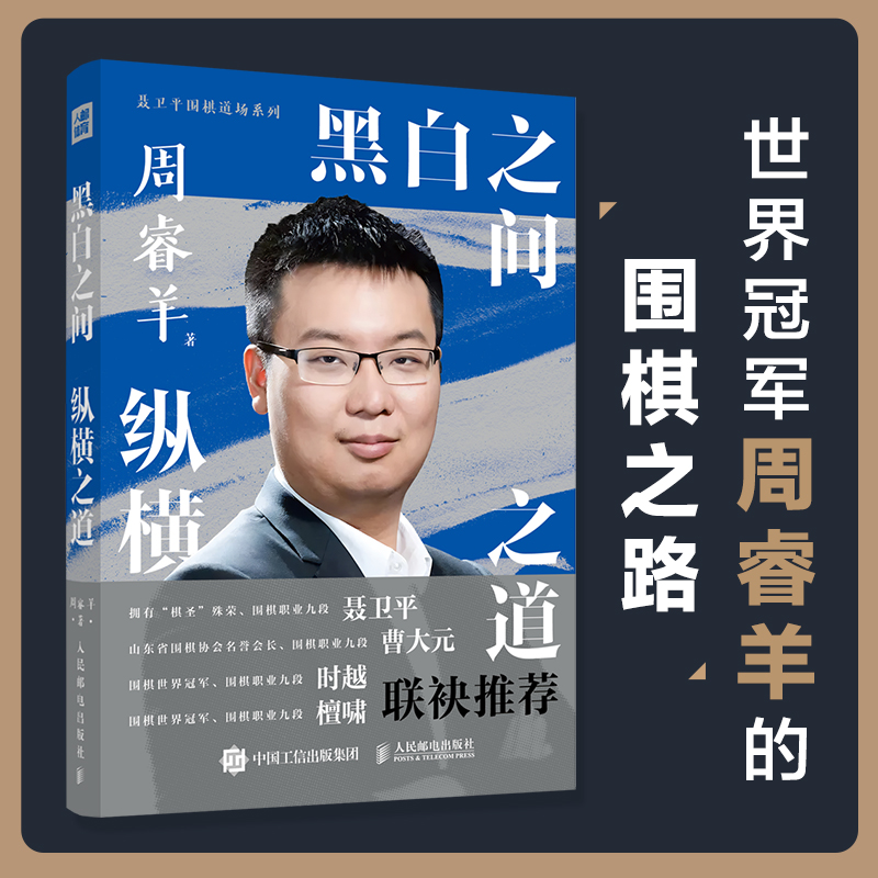 黑白之间 纵横之道 周睿羊围棋书籍 围棋进阶读本 博库网