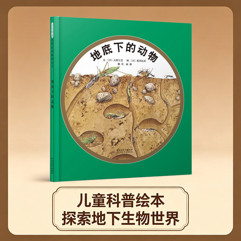 地底下的动物 精装国际绘本大师松冈达英趣味绘本 儿童情商管理性格培养3-6-8岁幼儿园一二年级上下册宝宝启蒙睡前故事正版 博库网