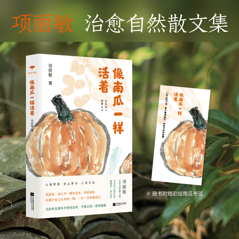 现货速发 赠书签 像南瓜一样活着 项丽敏著 守住内心的生态 书写中国版 瓦尔登湖 顺着自然所给的本性尽兴去享受生的鲜活畅销书籍