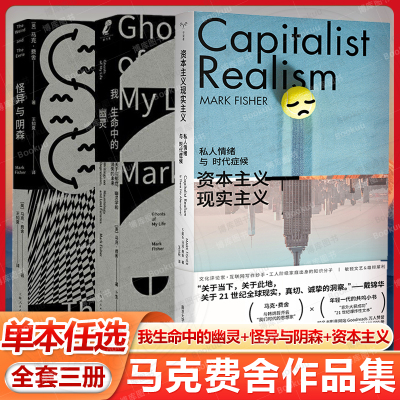 我生命中的幽灵:关于抑郁症、幽灵学和消失的未来/怪异与阴森/资本主义现实主义 马克费舍作品集新行思守望者镜与灯社会学正版书籍