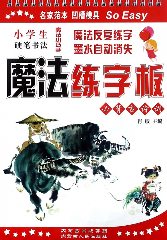 小学生硬笔书法.魔法练字板 肖敏主编 课外阅读理解训练搭配1-6年级学而思英语单词不用记53天天练试卷测试卷全套期末冲刺100分内图片