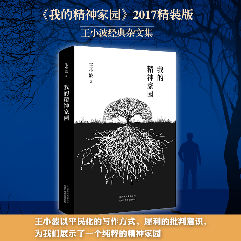 正版現貨 我的精神家園(2017精裝版) 王小波作品集 二十周年精裝紀念版 隨筆散文集 王小波雜文精選集 現代文學暢銷書籍排行榜