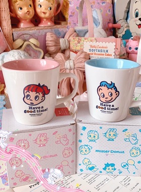 絮小饼日本代购 可爱原田治osamu goods陶瓷杯马克杯中古