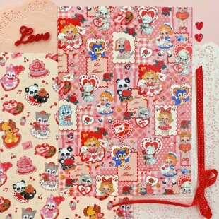 纸背景纸装 two原创合作甜心系列可爱甜蜜包装 饰礼物 only 絮小饼