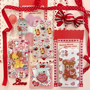 絮小饼 two原创合作甜心系列可爱甜甜iphone适用手机壳 only