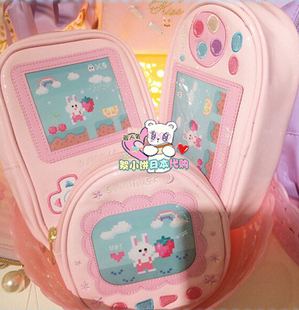 絮小饼日本代购swimmer可爱游戏机收纳包化妆包卡包